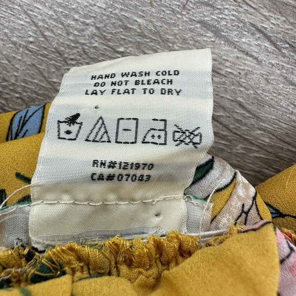 FLYING TOMATO SIZE XS OFF SHOULDER JUMPSUIT ON GOLDENROD FLARE SLEEVES - Picture 5 of 11